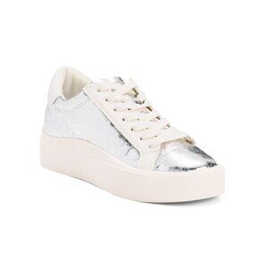DOLCE VITA Silver Leather Zayn Sneakers